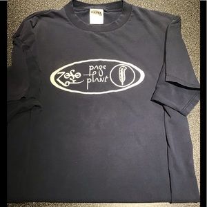 Led Zeppelin Page Plant 1998 Tour Vintage T-Shirt